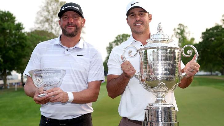 Michael Block and PGA Championship winner Brooks Koepka